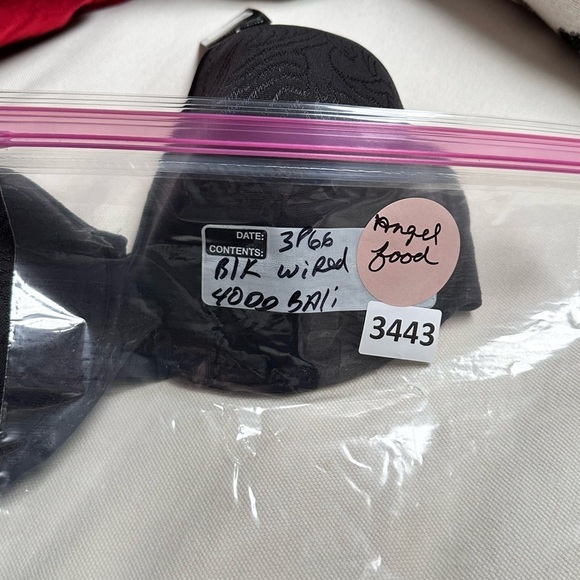 BRA 40DD Bali Black 3P66 Underwire Front closure Fully Adjustable 3443 AF - Picture 9 of 12